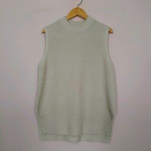 H&M Oversized Rib-knit Slipover vest